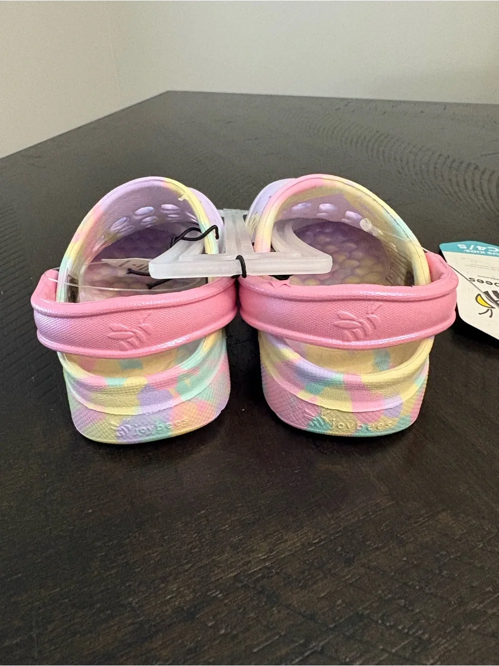 Joybees Girls Active Clog Little Kids Size 4/5 Children’s Marbled Pastel NWT